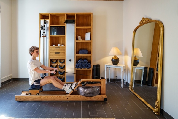 Rameur Waterrower de la salle de fitness – Le Londres, hôtel à Saumur